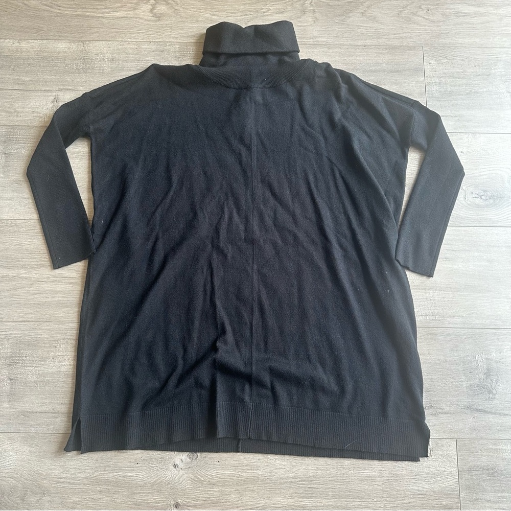 NWT BB Dakota Hug Me Tight Mini Turtleneck Sweater Dress - black - size XS